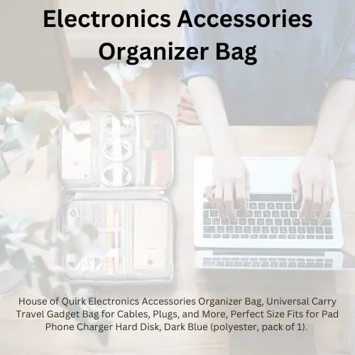 House of Quirk Electronics Accessories Organizer Bag Review